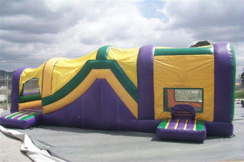Kids Jumps Bounce Houses covered slide jump combo